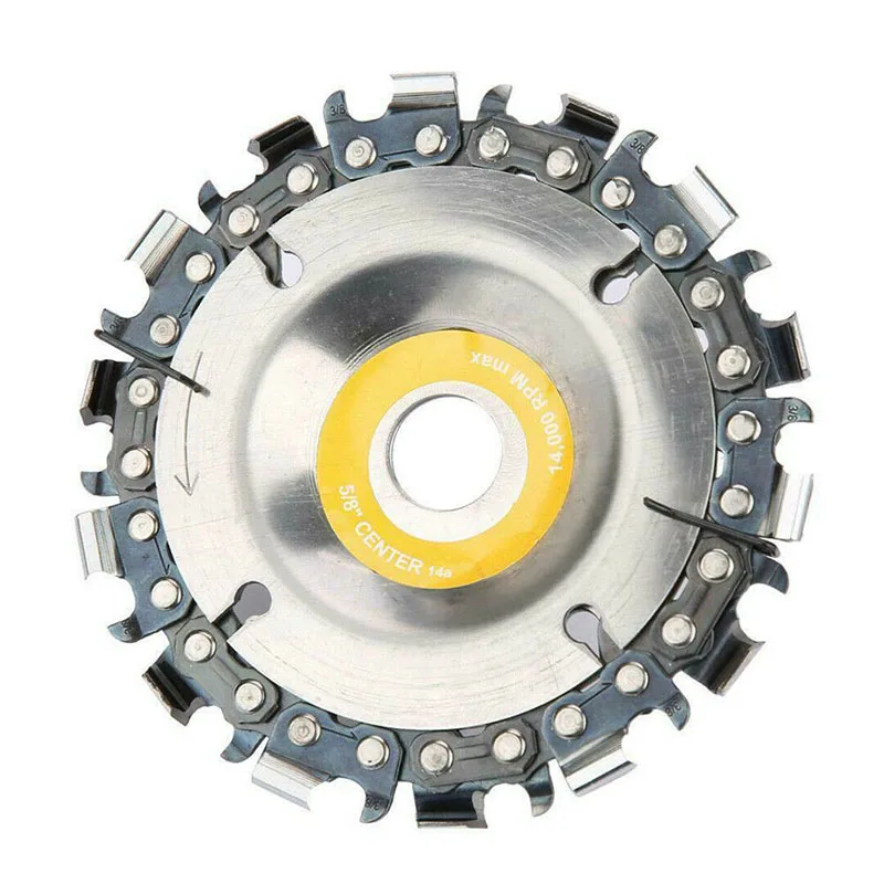 Novel 4 Inch 14 Teeth Chain Disc 16mm Arbor Wood Carving Disc for 100/115 Angle Grinder Shipping
Novel 4 Inch 14 Teeth Chain Disc 16mm Arbor Wood Carving Disc for 100/115 Angle Grinder Shipping