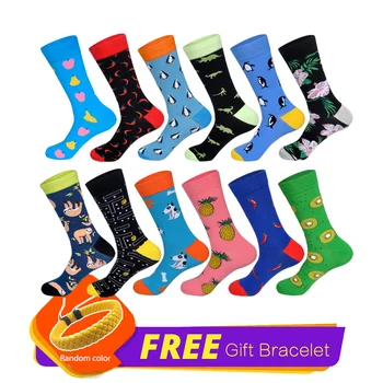 LIONZONE 12Pairs/Lot Brand Designer Happy Socks Gifts for Men Fruits Smiling Face Crazy Animals Patterns Unisex Crew Socks
LIONZONE 12Pairs/Lot Brand Designer Happy Socks Gifts for Men Fruits Smiling Face Crazy Animals Patterns Unisex Crew Socks