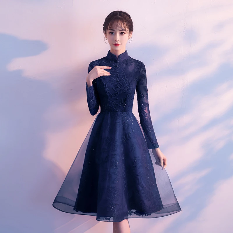 Royal Blue Cocktail Dress Elegant Embroidery Crystal Party Formal Dress Lace Zipper Black Red Knee-Length A-line Prom Gowns E305
Royal Blue Cocktail Dress Elegant Embroidery Crystal Party Formal Dress Lace Zipper Black Red Knee-Length A-line Prom Gowns E305