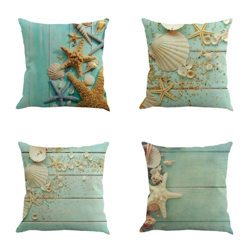 Beach seaside starfish shell conch blue ocean sky Scenic pattern Pillow Case 45X45cm Romantice Bedroom Decorative pillowcases
Beach seaside starfish shell conch blue ocean sky Scenic pattern Pillow Case 45X45cm Romantice Bedroom Decorative pillowcases