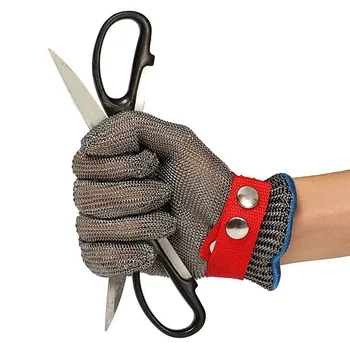 A pair of Stainless Steel Metal Mesh Cut Resistant Glove Durable Quality Working Protection Mitten Cut-Resistant Safety Gloves
A pair of Stainless Steel Metal Mesh Cut Resistant Glove Durable Quality Working Protection Mitten Cut-Resistant Safety Gloves