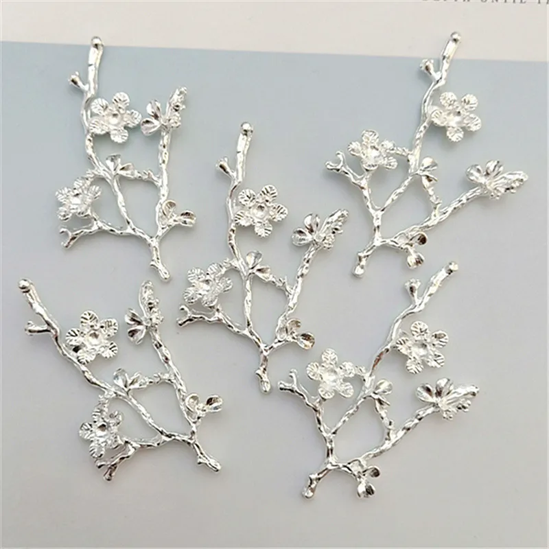 20 PCS 35*57mm Metal Zinc Alloy Gold Silver KC Gold Branch Flowers Connector For Jewelry Making
20 PCS 35*57mm Metal Zinc Alloy Gold Silver KC Gold Branch Flowers Connector For Jewelry Making