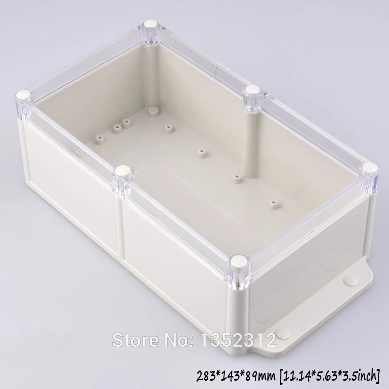 One pcs 283*143*89mm housing DIY plastic enclosure for electronic waterproof junction box wall mount control box juntion box
One pcs 283*143*89mm housing DIY plastic enclosure for electronic waterproof junction box wall mount control box juntion box