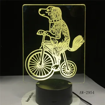 Circus Dog Ride Bicycle Acrobatic Show Color Multicolor Led Night Light Toy Table Touch Lampara Birthday 3D Lamp Gift AW-2954
Circus Dog Ride Bicycle Acrobatic Show Color Multicolor Led Night Light Toy Table Touch Lampara Birthday 3D Lamp Gift AW-2954
