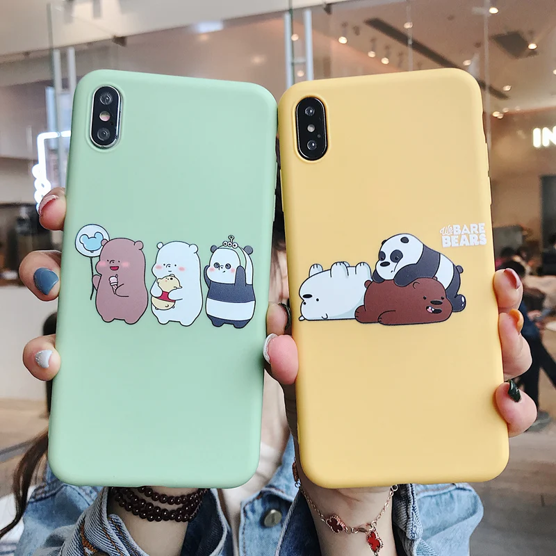 Cute Cartoon Case For iPhone 11 Pro Max for iPhone 7 6 6S 8 Plus Matte Painted Bear Case for iPhone XS MAX XR X Soft Slim Cover
Cute Cartoon Case For iPhone 11 Pro Max for iPhone 7 6 6S 8 Plus Matte Painted Bear Case for iPhone XS MAX XR X Soft Slim Cover
