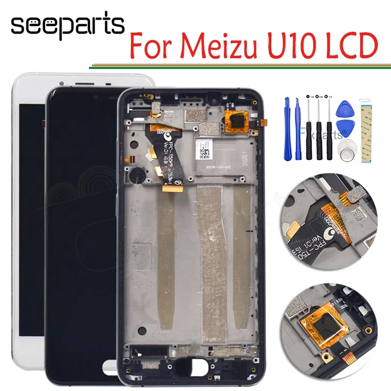 100% NEW Meizu U10 LCD Display Touch Screen Digitizer Assembly With Frame For 5.0" Meizu U 10 Display Replacement Parts+Tools
100% NEW Meizu U10 LCD Display Touch Screen Digitizer Assembly With Frame For 5.0" Meizu U 10 Display Replacement Parts+Tools