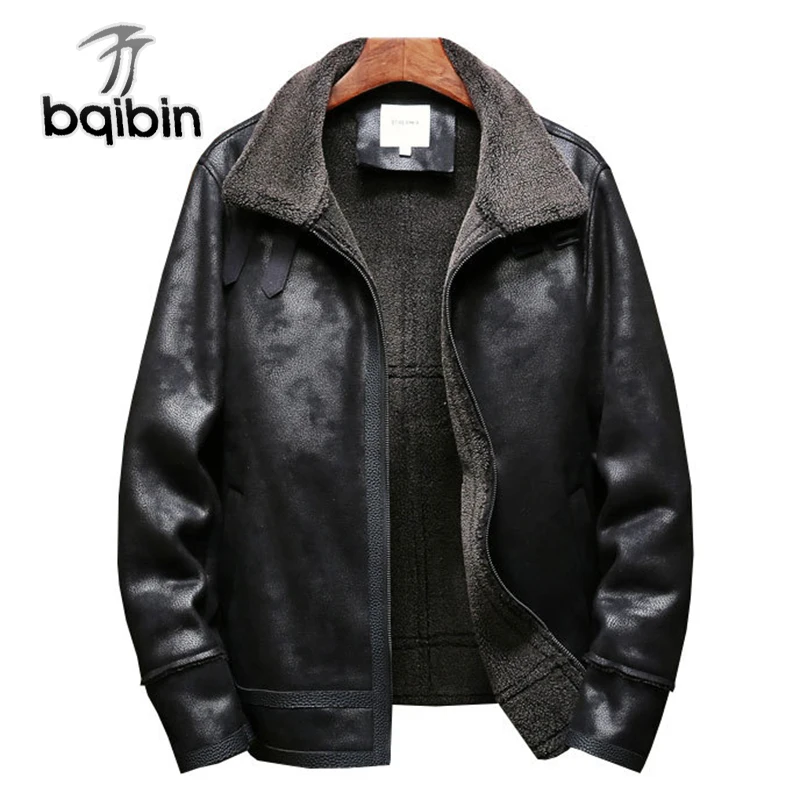 2018 New Men Leather Warm Winter Jacket Suede Leather Outwear Vintage Coat Faux Fur High Quality M-5XL Over Size
2018 New Men Leather Warm Winter Jacket Suede Leather Outwear Vintage Coat Faux Fur High Quality M-5XL Over Size