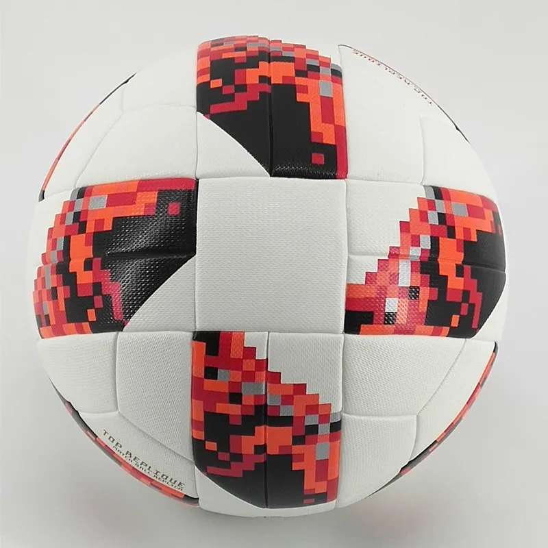 2019 Professional Match League Soccer Ball World Cup Red Match Balls PU high grade seamless paste skin football ball Size 5
2019 Professional Match League Soccer Ball World Cup Red Match Balls PU high grade seamless paste skin football ball Size 5
