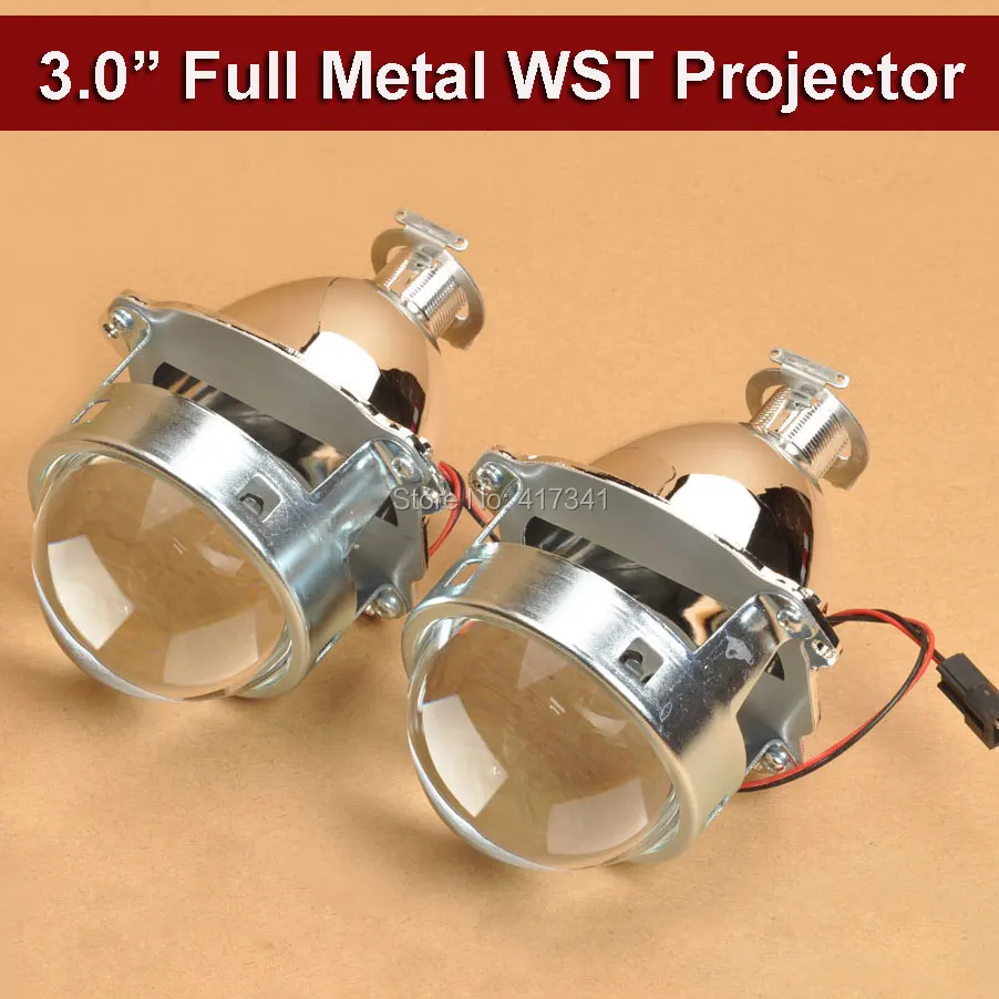 3.0 WST Bi Xenon Projector Lens Shiny Silver Type Using H1 xenon lamp for Easy Install for Cars Headlight H1 H4 H7 H11 9005 9006
3.0 WST Bi Xenon Projector Lens Shiny Silver Type Using H1 xenon lamp for Easy Install for Cars Headlight H1 H4 H7 H11 9005 9006