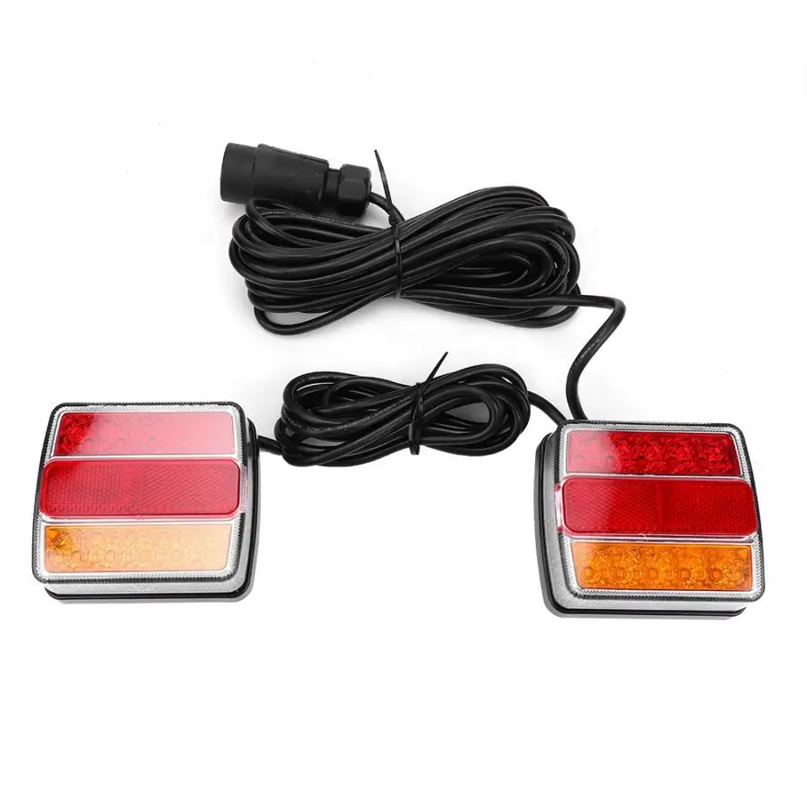 1 Pair Set 12V Waterproof Truck Trailer LED Lamp Kit Trailer Tail Light Stop Indicator Lamp ABS + Aluminium Alloy
1 Pair Set 12V Waterproof Truck Trailer LED Lamp Kit Trailer Tail Light Stop Indicator Lamp ABS + Aluminium Alloy