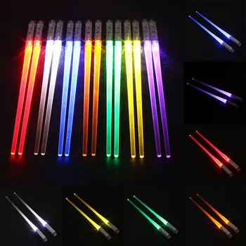 LED Light Chopsticks 2pcs/Pair 8 Color Home Dinning Accessories Creative Party Kitchen Tools Cutlery Gadget Collectibles
LED Light Chopsticks 2pcs/Pair 8 Color Home Dinning Accessories Creative Party Kitchen Tools Cutlery Gadget Collectibles