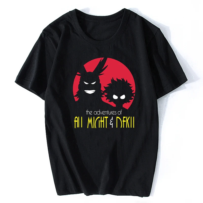 The Adventures of All Might & Deku My Hero Academia T Shirts Boku No Hero Academia Funny Harajuku Streetwear Men T-shirt
The Adventures of All Might & Deku My Hero Academia T Shirts Boku No Hero Academia Funny Harajuku Streetwear Men T-shirt