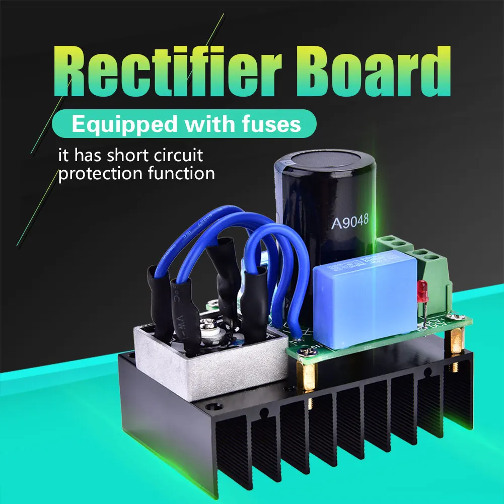 0-220VAC to 0-311VDC Power Supply Rectifier Universal Multiple Protection Adjustable Rectifier Module AC-DC Converter Board
0-220VAC to 0-311VDC Power Supply Rectifier Universal Multiple Protection Adjustable Rectifier Module AC-DC Converter Board