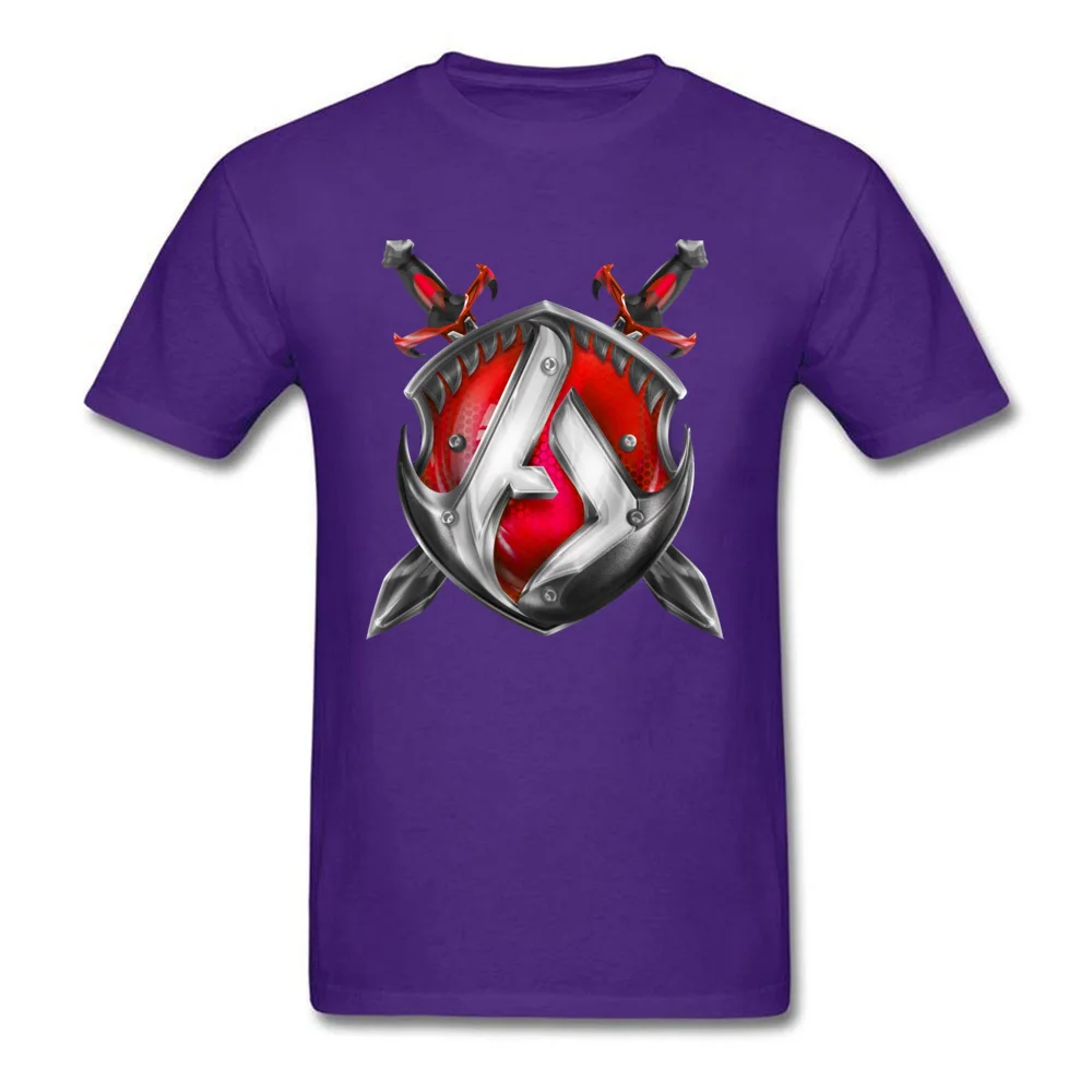 Red Logo O Neck Top T-shirts Labor Day Tops Shirt Short Sleeve Retro Cotton Fabric Print T Shirts Street Men Free Shipping Red Logo purple