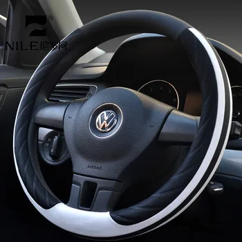 Nile New Car Steering Wheel Cover Four Seasons Universal Set Of Two-color Contrast Color Fashion Non-slip Creative Design
Nile New Car Steering Wheel Cover Four Seasons Universal Set Of Two-color Contrast Color Fashion Non-slip Creative Design