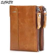Men's wallet leather short coin coin purse oil wax leather double zipper purse first layer leather wallet fashion brand 341
Men's wallet leather short coin coin purse oil wax leather double zipper purse first layer leather wallet fashion brand 341