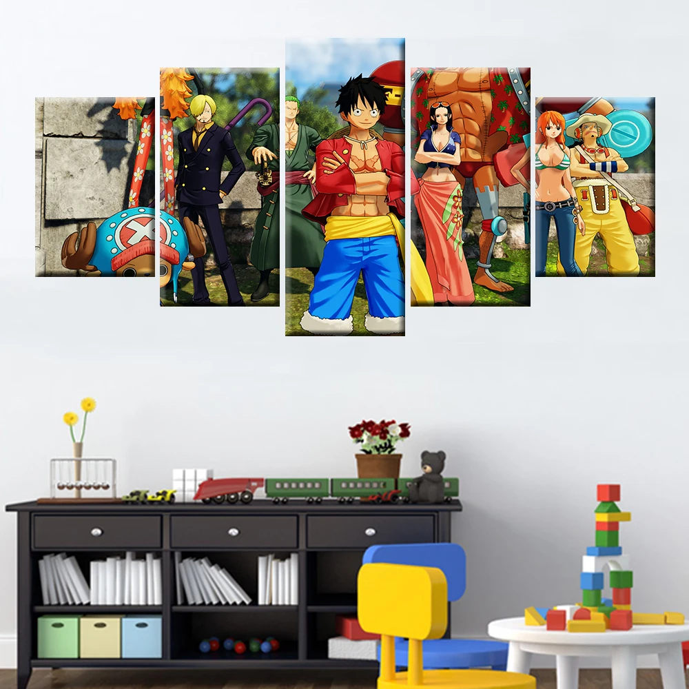 Anime One Piece Character Poster Children's Room or Bedroom Modern Art HD Print Painting 5 Panel
Anime One Piece Character Poster Children's Room or Bedroom Modern Art HD Print Painting 5 Panel