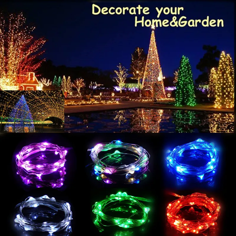 9 Colors 2M 3M 5M LED Silver Wire String Lights For Christmas Home Wedding Decoration Fairy Garland Waterproof Battery Powered
9 Colors 2M 3M 5M LED Silver Wire String Lights For Christmas Home Wedding Decoration Fairy Garland Waterproof Battery Powered