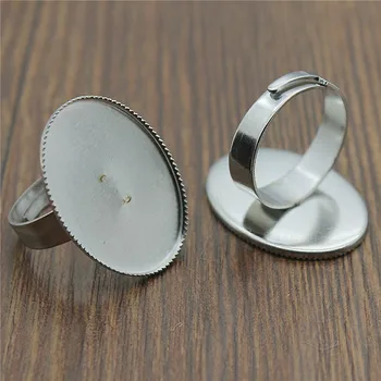 10pcs Stainless Steel Material Fit 18x25mm 13x18mm Oval Glass Cabochon Adjustable Sawtooth Edge Ring Settings Jewelry Making
10pcs Stainless Steel Material Fit 18x25mm 13x18mm Oval Glass Cabochon Adjustable Sawtooth Edge Ring Settings Jewelry Making