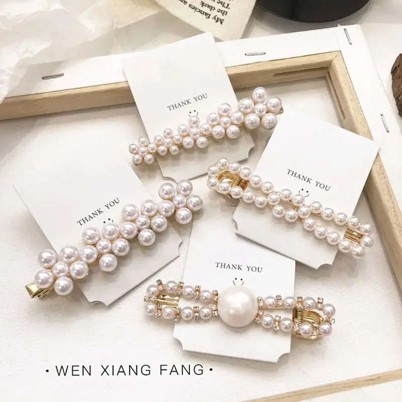 Women Ladies Elegant Metal Alloy Duckbill Hairpins Geometric Flower Shape Side Hair Clips Luxury Faux Pearl Glitter Rhinestone
Women Ladies Elegant Metal Alloy Duckbill Hairpins Geometric Flower Shape Side Hair Clips Luxury Faux Pearl Glitter Rhinestone