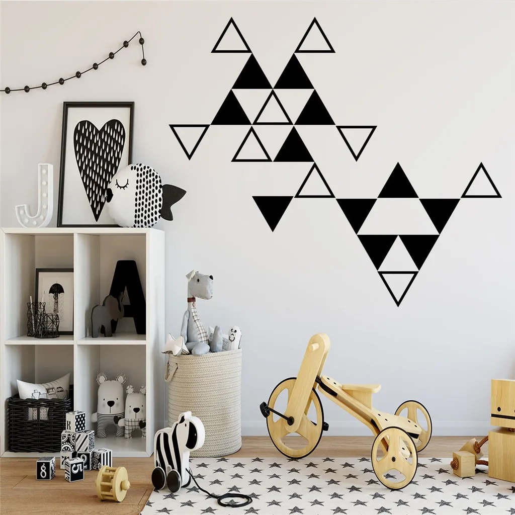 1 PC Triangle Wall Stickers Nordic Style Home Decoration Living Room Baby Bedroom Wall Decor Decals Nursery Removable Wallpaper
1 PC Triangle Wall Stickers Nordic Style Home Decoration Living Room Baby Bedroom Wall Decor Decals Nursery Removable Wallpaper