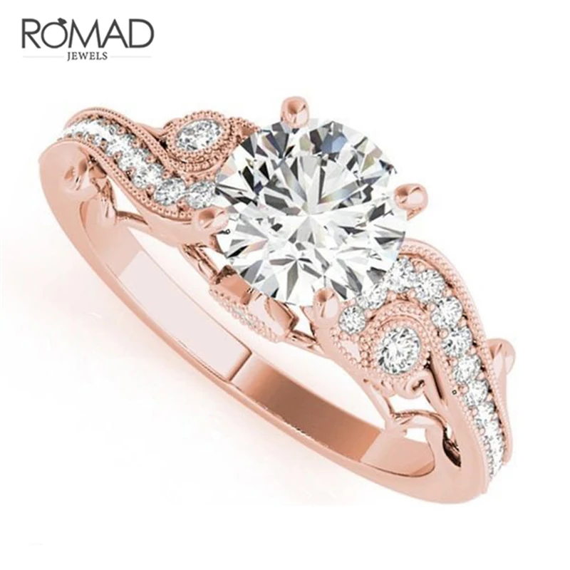 1 PCS Cubic Zirconia Engagement Rings Wholesale Rose Gold Crystal Fashion Princess Rings Wedding Jewelry For Women Size 9 10
1 PCS Cubic Zirconia Engagement Rings Wholesale Rose Gold Crystal Fashion Princess Rings Wedding Jewelry For Women Size 9 10