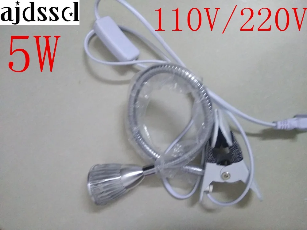 LED 5W clip spot 110V/220V 360 degree rotation anywhere light CILP Desk light Bedside light Night
LED 5W clip spot 110V/220V 360 degree rotation anywhere light CILP Desk light Bedside light Night