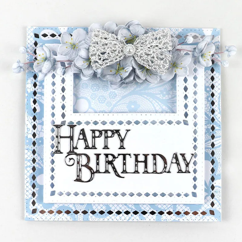 Happy Birthday Metal Cutting Dies Stencil for DIY Scrapbooking Embossing Photo Album Decoration Paper Card Handcraft Die Cut
Happy Birthday Metal Cutting Dies Stencil for DIY Scrapbooking Embossing Photo Album Decoration Paper Card Handcraft Die Cut