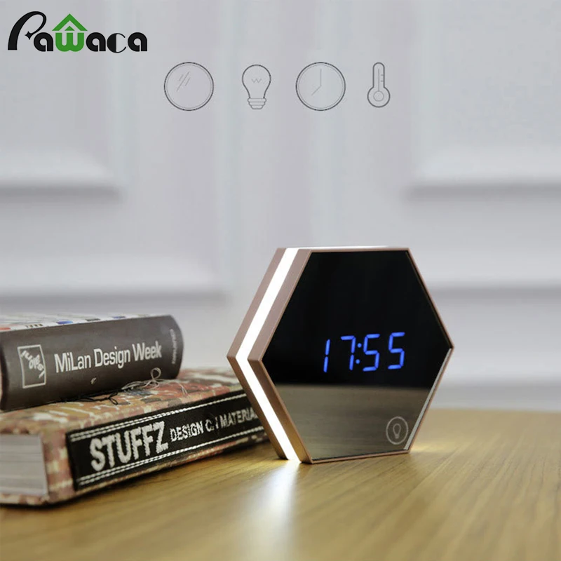 2017 Multi-function Led Mirror Digital Alarm Clock Night Light Temperature Display Mirror Thermometer Touch Sensing Table Lamp
2017 Multi-function Led Mirror Digital Alarm Clock Night Light Temperature Display Mirror Thermometer Touch Sensing Table Lamp