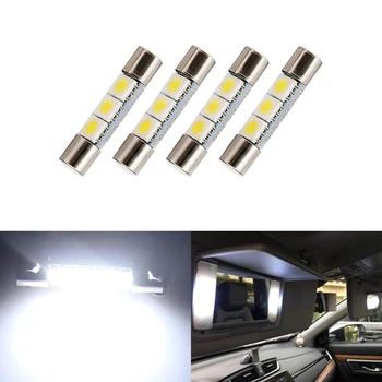 4PCs Xenon White 1.15" 29mm 3-SMD 6641 6614F F30-WHP Fuse Shape Led Replacement Bulb For Car Vanity Mirror Lights Sun Visor Lamp
4PCs Xenon White 1.15" 29mm 3-SMD 6641 6614F F30-WHP Fuse Shape Led Replacement Bulb For Car Vanity Mirror Lights Sun Visor Lamp
