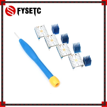 100pcs Super Silent TMC2208 V1.2 Stepstick Stepper Motor Driver Module + Heat Sink For 3D Printing Motherboard Aim VS TMC2100
100pcs Super Silent TMC2208 V1.2 Stepstick Stepper Motor Driver Module + Heat Sink For 3D Printing Motherboard Aim VS TMC2100