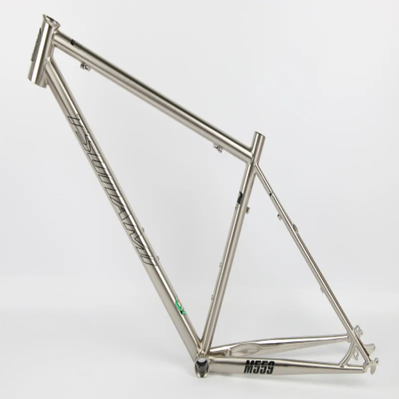 TSUNAMI Mtb Bicycle tapered header Steel Frame Mountain Bike silver Frame 26 "27.5" * 15.5-17 inch
TSUNAMI Mtb Bicycle tapered header Steel Frame Mountain Bike silver Frame 26 "27.5" * 15.5-17 inch