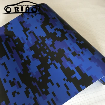 50CM Width 3 Rolls Blue Digital Sticker Film Black Navy Blue Camouflage Pixel Vinyl Car Wraps Air Bubble size 0.5X5 meter/Roll
50CM Width 3 Rolls Blue Digital Sticker Film Black Navy Blue Camouflage Pixel Vinyl Car Wraps Air Bubble size 0.5X5 meter/Roll