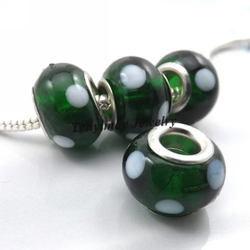 Wholesale European Glass Charm Beads For Snake Chain Bracelet DIY 50pcs/lot Free Shipping LB812
Wholesale European Glass Charm Beads For Snake Chain Bracelet DIY 50pcs/lot Free Shipping LB812