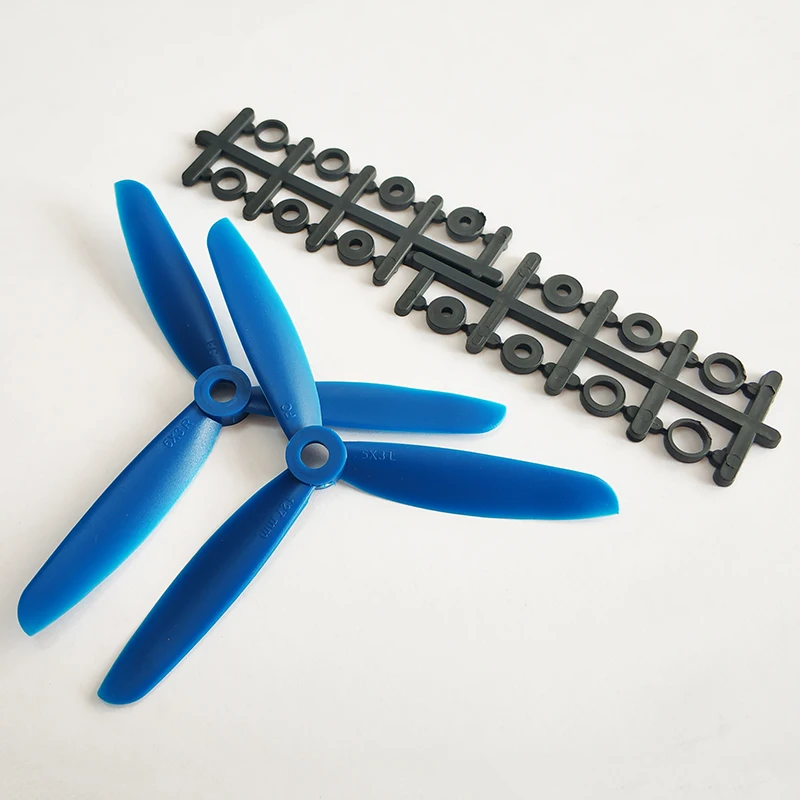 2Pair 5030 Propeller Blue 50303 3-Blade Props 5*3*3 CW CCW Prop for RC DIY FPV Racing Drone QAV250 4pcs
2Pair 5030 Propeller Blue 50303 3-Blade Props 5*3*3 CW CCW Prop for RC DIY FPV Racing Drone QAV250 4pcs