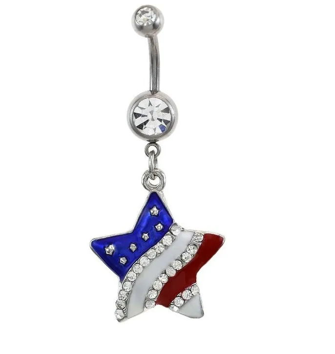 Новинка 2017 брендовые цветные кольца с американским флагом и звездами женские