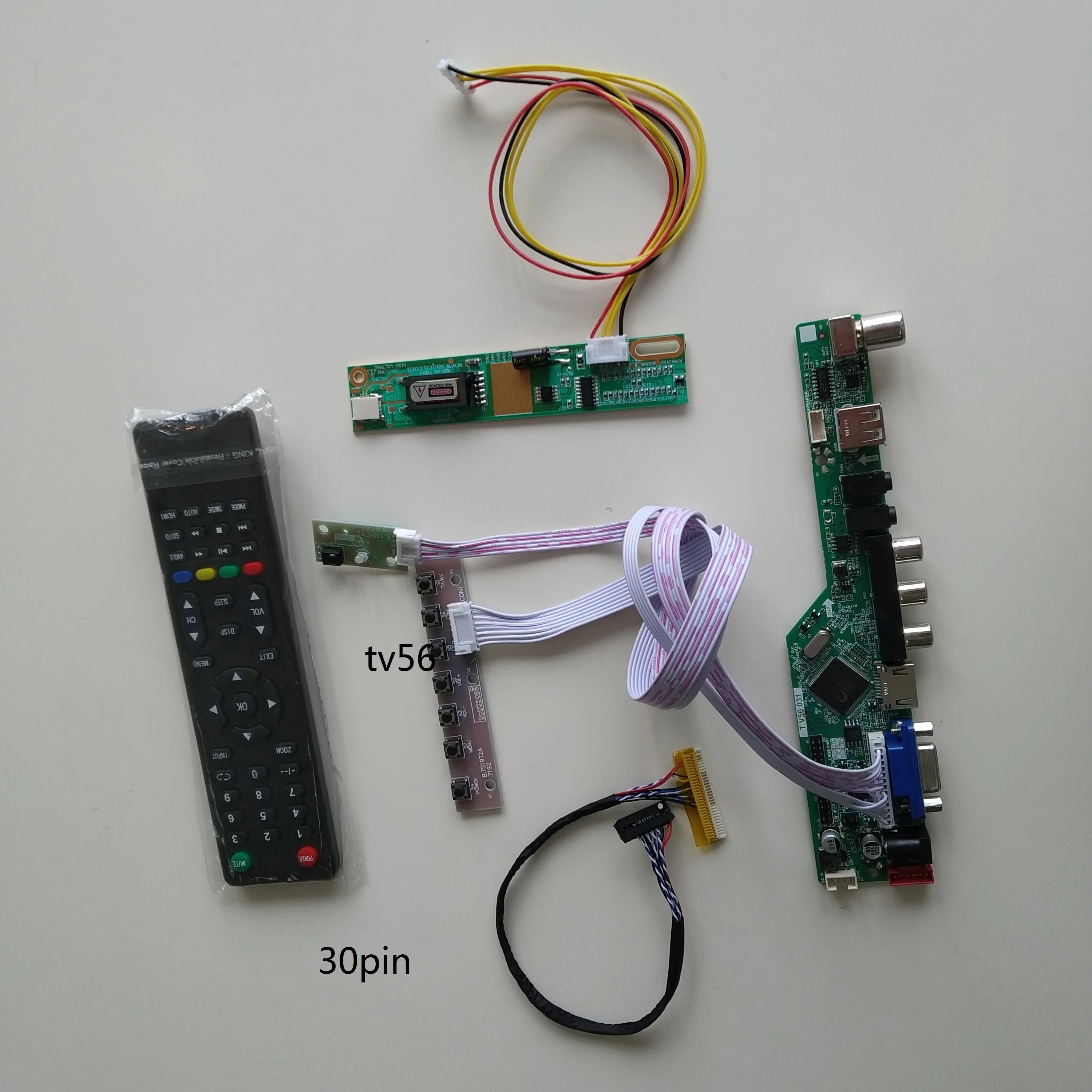 TV HDMI USB VGA AV LCD LED AUDIO 1 CCFL lamps Controller kit display Board For 15.4" LTN154X3-L01 1280*800 cable card
TV HDMI USB VGA AV LCD LED AUDIO 1 CCFL lamps Controller kit display Board For 15.4" LTN154X3-L01 1280*800 cable card