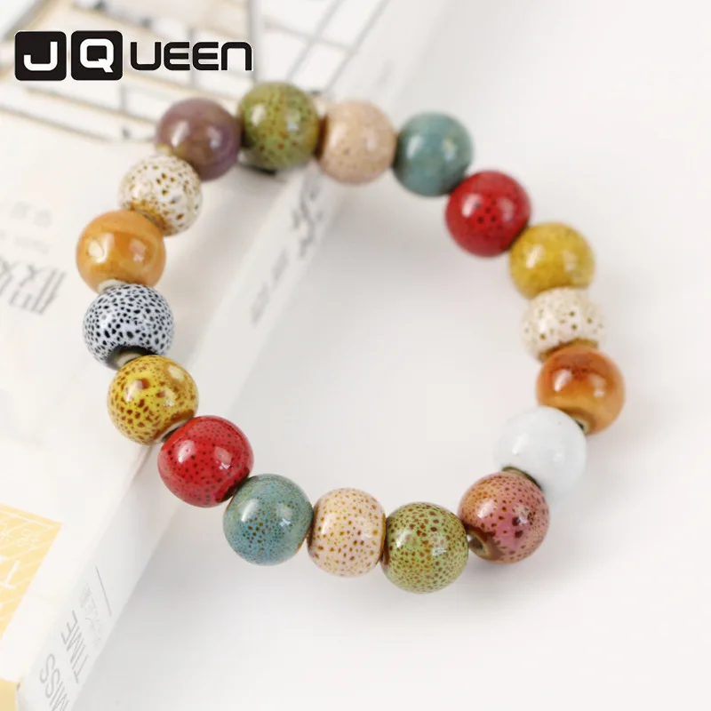 Women's Ceramic Beads Bracelets Fashion Colorful Leopard Print Beads Strand Bracelets Handmade Jewelry Gifts for Women Girls
Women's Ceramic Beads Bracelets Fashion Colorful Leopard Print Beads Strand Bracelets Handmade Jewelry Gifts for Women Girls