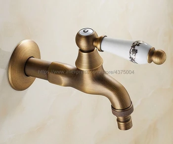 Antique Brass Ceramic Handle Washing Machine Faucet Laundry Sink Cold Water Taps Nav131
Antique Brass Ceramic Handle Washing Machine Faucet Laundry Sink Cold Water Taps Nav131