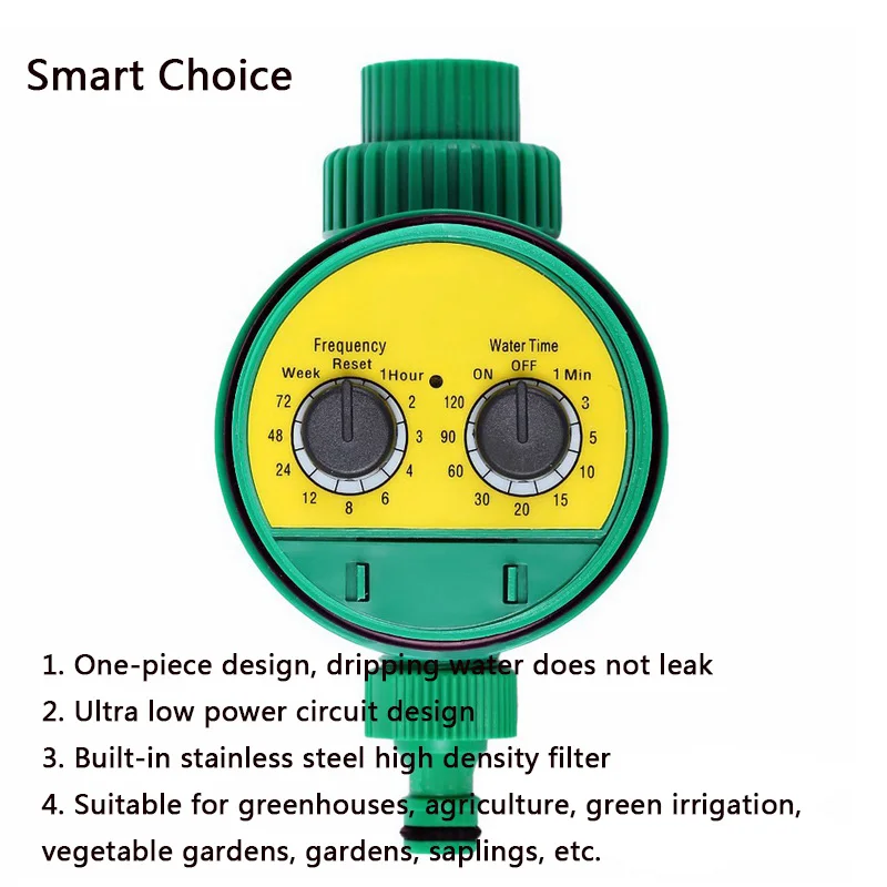 Intelligent Irrigation System Watering Timer Hose Faucet Outdoor Waterproof Automatic On Off LCD Display Smart Controller ABS
Intelligent Irrigation System Watering Timer Hose Faucet Outdoor Waterproof Automatic On Off LCD Display Smart Controller ABS