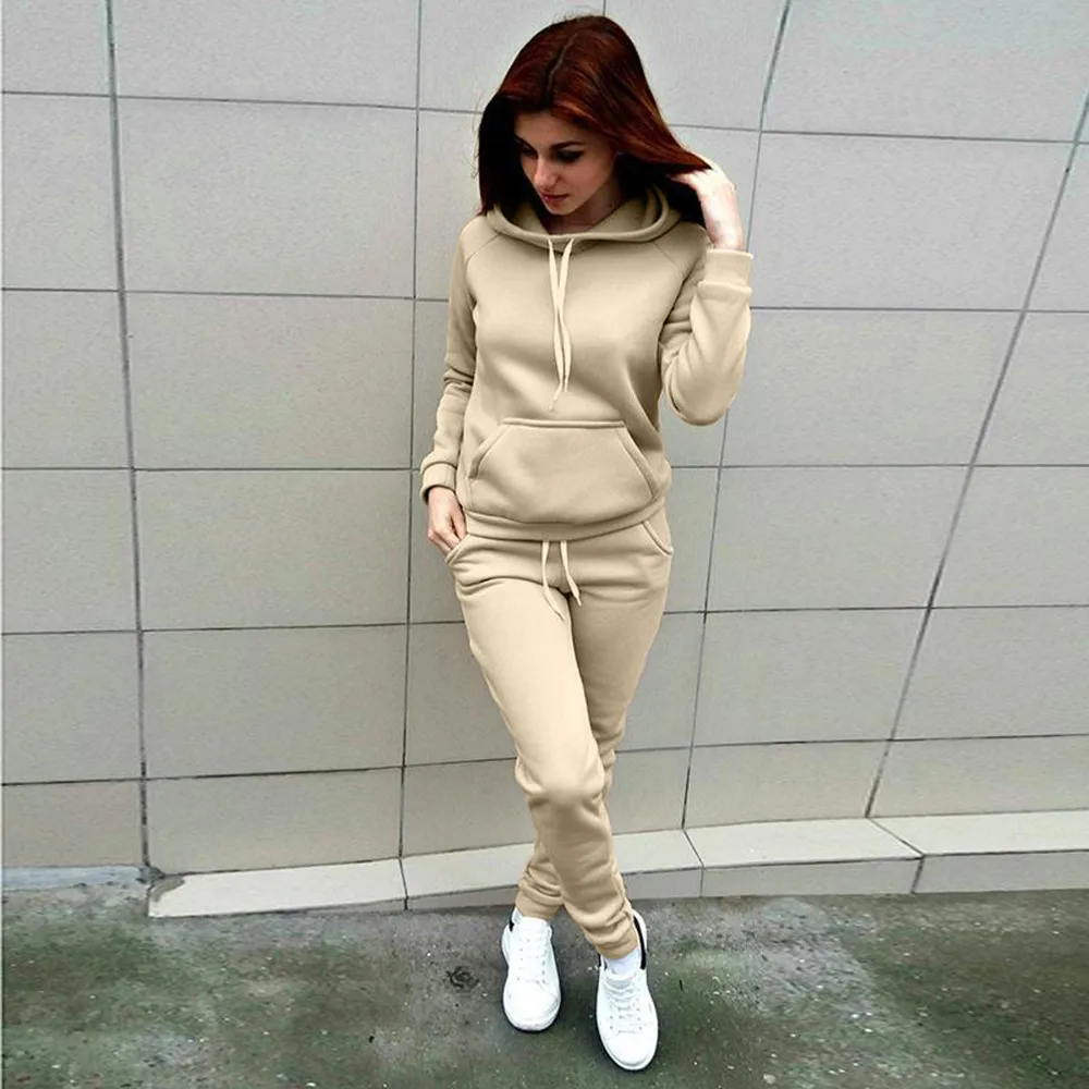 2019 Women Hoodie Sets Long Sleeve Sweatshirt Hoodie Blouse +Long Pant Two-Piece Outfit For Female L0722
2019 Women Hoodie Sets Long Sleeve Sweatshirt Hoodie Blouse +Long Pant Two-Piece Outfit For Female L0722