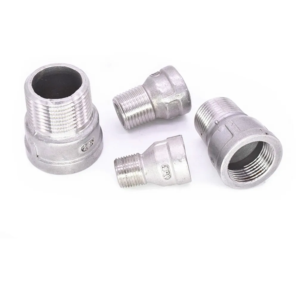 304 Stainless Steel Pipe Fitting 3/8" 1/2" 3/4" 1" 1-1/4" 1-1/2" BSP Male to Female Thread Tube Connector
304 Stainless Steel Pipe Fitting 3/8" 1/2" 3/4" 1" 1-1/4" 1-1/2" BSP Male to Female Thread Tube Connector