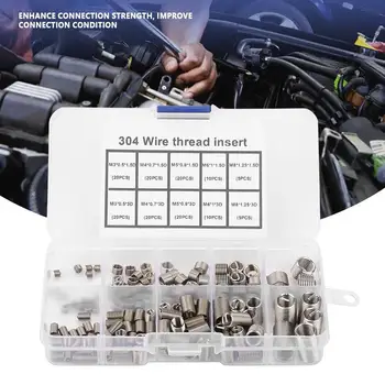 Newly 150Pcs Helicoil Stainless Steel Thread Repair Coiled Wire Insert Kit M3 M4 M5 M6 M8 with Box XSD88
Newly 150Pcs Helicoil Stainless Steel Thread Repair Coiled Wire Insert Kit M3 M4 M5 M6 M8 with Box XSD88
