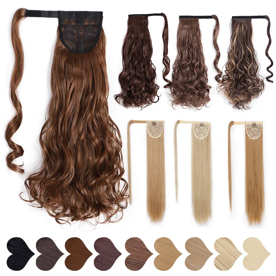 AISI BEAUTY 22'' Long Wavy Ponytail Clip In Synthetic Pony Tail Fake Hair Extension Wrap Round Hairpiece Blonde Brown Women
AISI BEAUTY 22'' Long Wavy Ponytail Clip In Synthetic Pony Tail Fake Hair Extension Wrap Round Hairpiece Blonde Brown Women