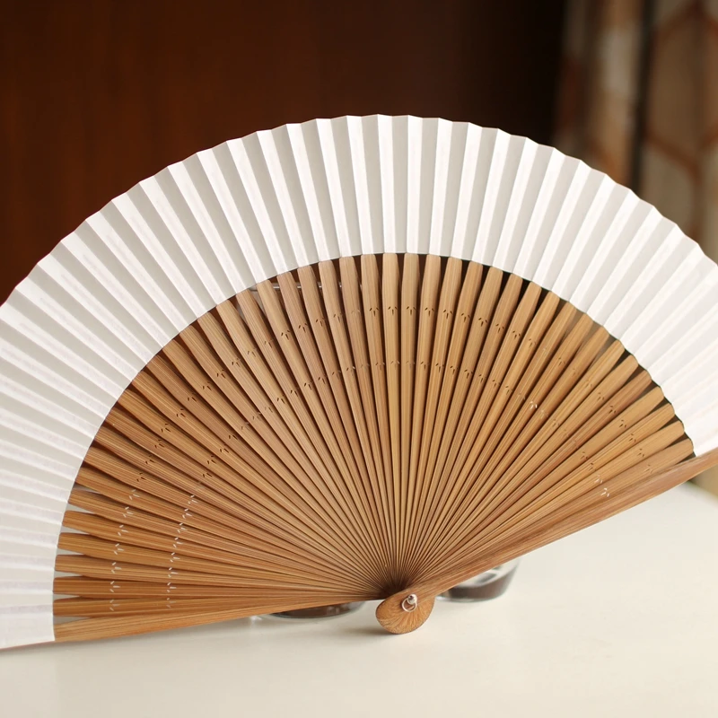 Chinese Style Female Japanese Folding Fan Double-sided Paper Fan Can Painting White-faced Fan
Chinese Style Female Japanese Folding Fan Double-sided Paper Fan Can Painting White-faced Fan