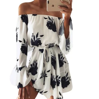 Summer Casual Fashion Women Off Shoulder Cotton Dress Floral Print Vestidos Sexy Short Elegant Boho Style Bodycon Ladies
Summer Casual Fashion Women Off Shoulder Cotton Dress Floral Print Vestidos Sexy Short Elegant Boho Style Bodycon Ladies