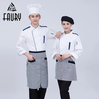 2018 New Summer Food Service Chef Uniforms Long Sleeve Double Breasted Restaurant Cook Work Wear Hotel Waiter Tops Jackets XXXL
2018 New Summer Food Service Chef Uniforms Long Sleeve Double Breasted Restaurant Cook Work Wear Hotel Waiter Tops Jackets XXXL