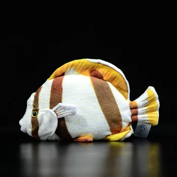 Vivid plush Chaetodon hoefleri stuffed dolls Simulation fish plush toys children birthday gift
Vivid plush Chaetodon hoefleri stuffed dolls Simulation fish plush toys children birthday gift