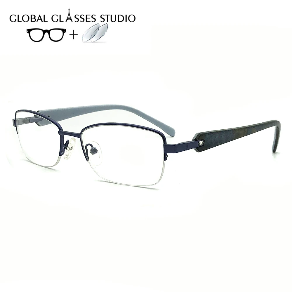 110042 C13 Women Men Metal Glasses Frame Eyewear Eyeglasses Reading Myopia Prescription Lens 1.56 Index
110042 C13 Women Men Metal Glasses Frame Eyewear Eyeglasses Reading Myopia Prescription Lens 1.56 Index