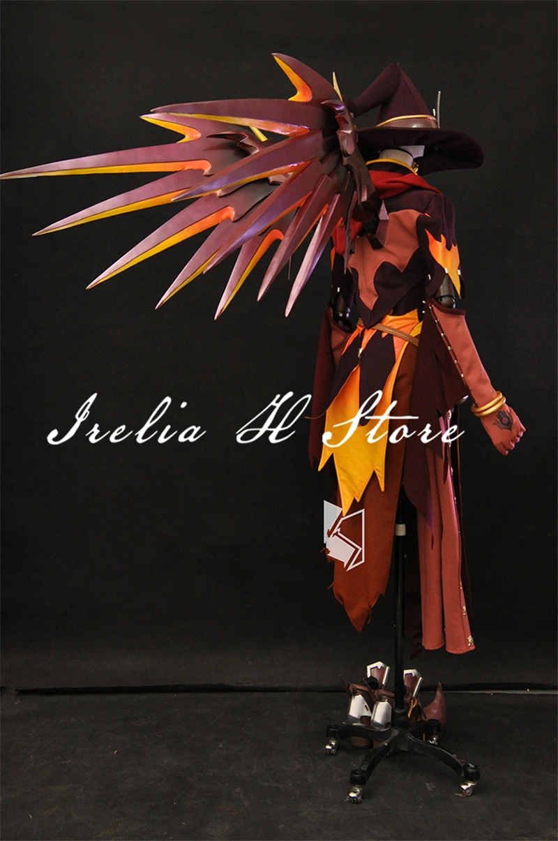 Witch Angela Ziegler Cosplay Costume witch Mercy cosplay costume dress and props Full Set high quality private custom made/size
Witch Angela Ziegler Cosplay Costume witch Mercy cosplay costume dress and props Full Set high quality private custom made/size